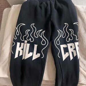 Kill Crew Black Sweats unisex